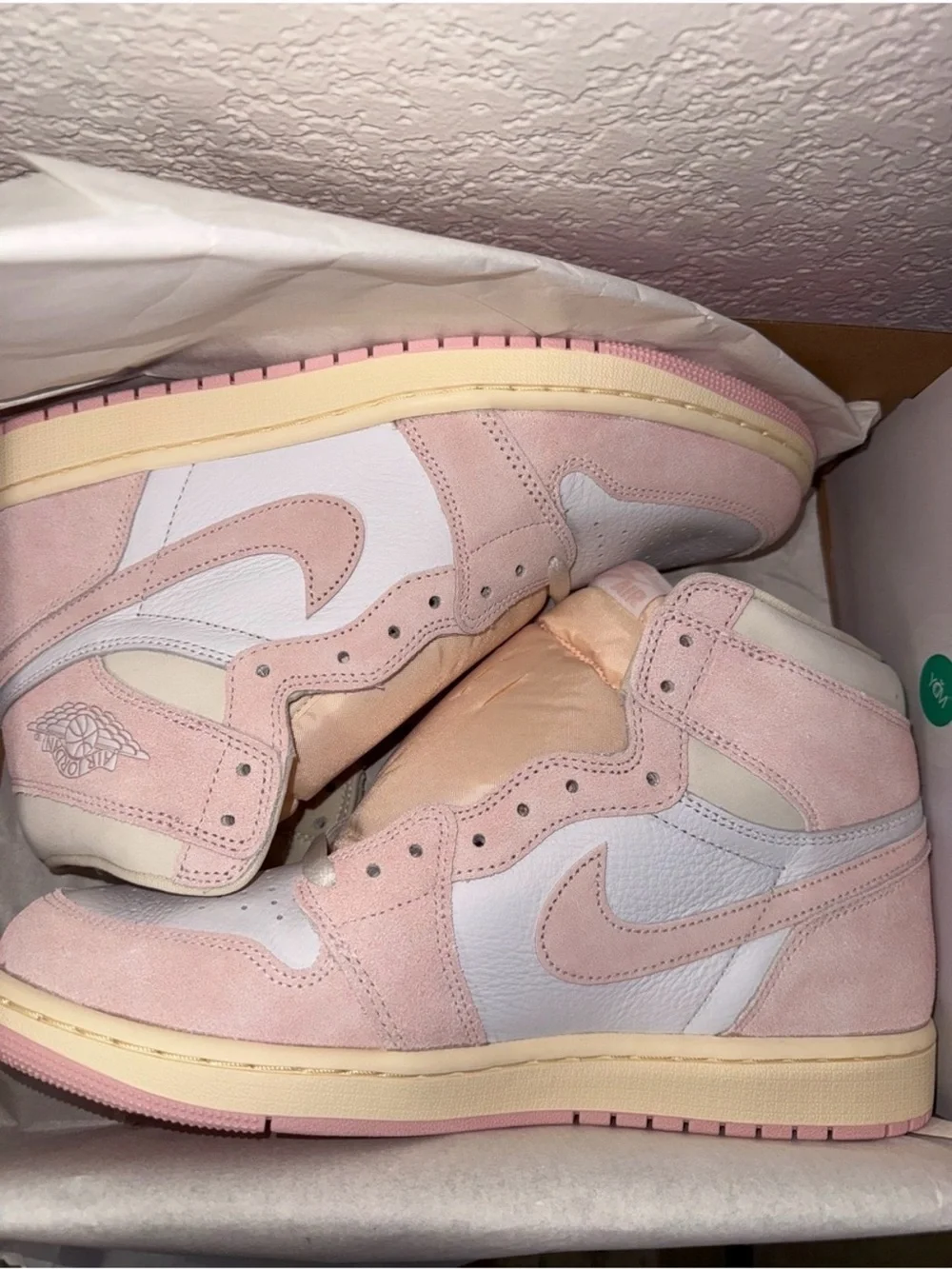 Nike Air Jordan 1 Washed Pink - Pink/White/Cream